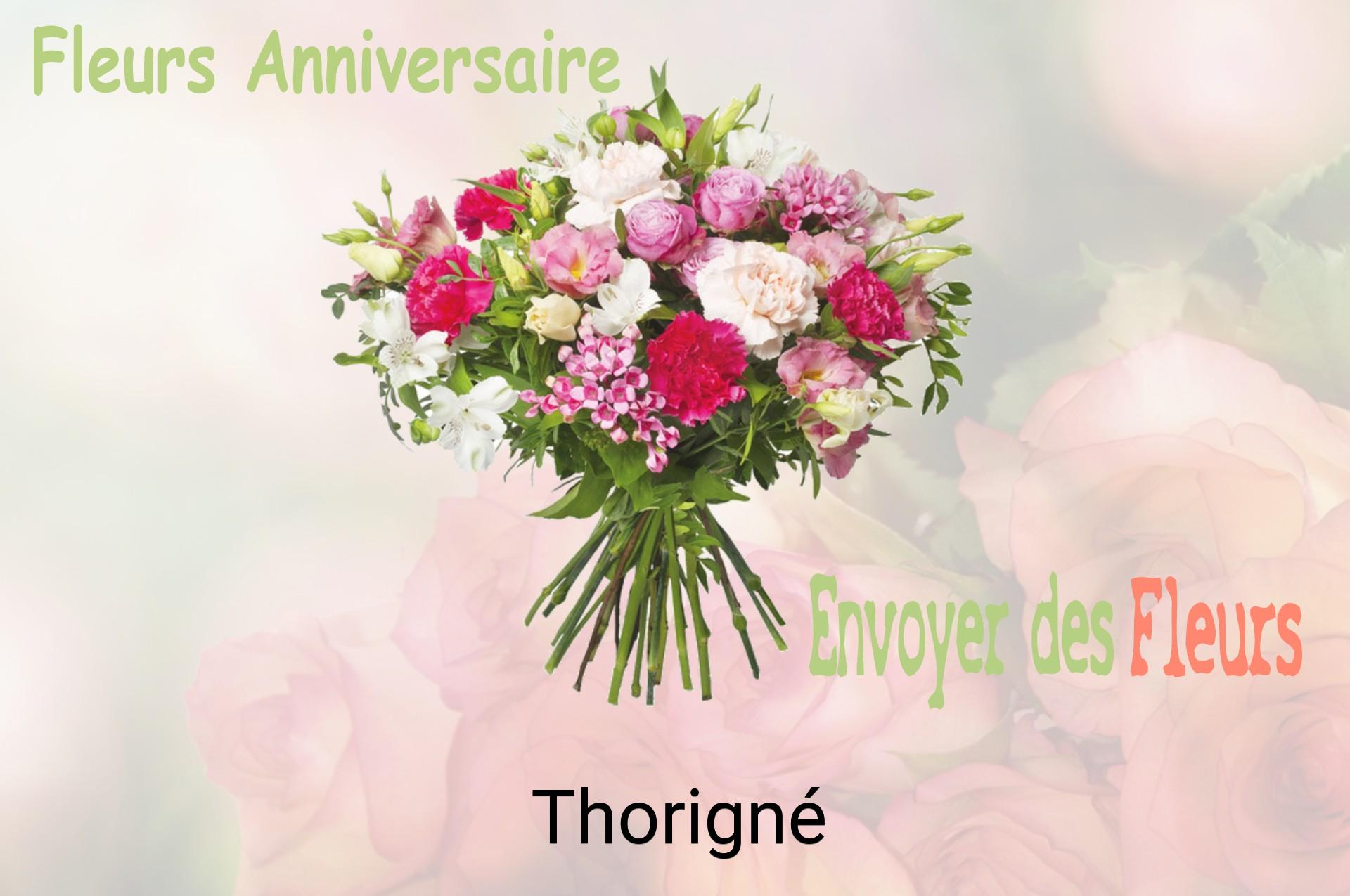 Bouquet de fleurs d’anniversaire livré à Thorigné